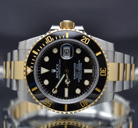 two tone rolex submariner|rolex submariner value chart.